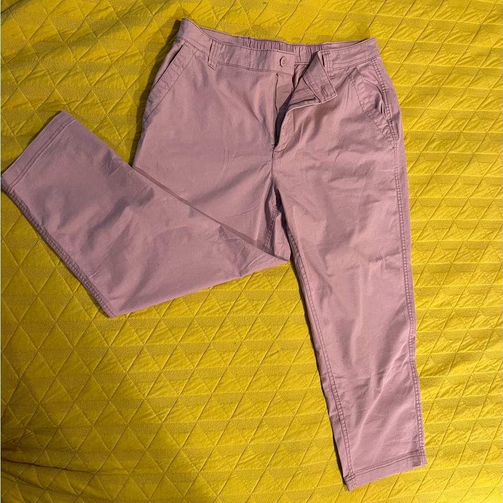 Old Navy Pink Chino Pants Women XL